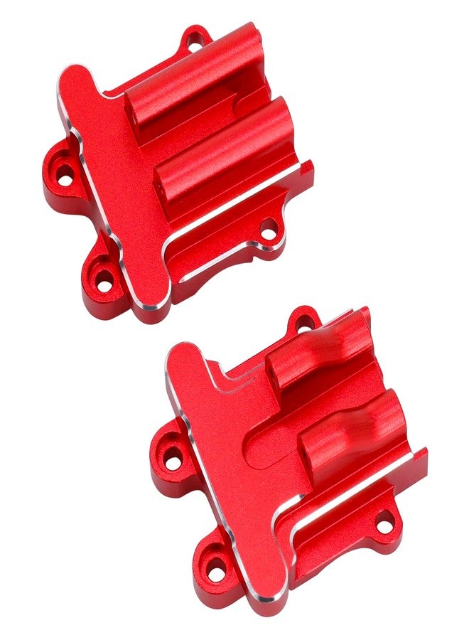 POLANTA 2Pcs Diff Cover Set Aluminum Upgrade Parts for Arrma 1/18 Granite Grom,1/14 Typhon Grom(Red) - Image 1